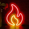 Fire neon sign