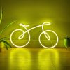 bicycle neon sign