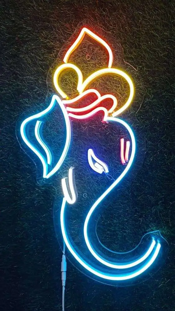 Ganesh neon sign