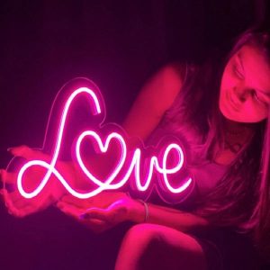 love neon sign